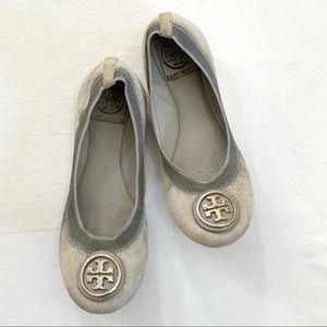 Authentic Tory Burch Leather Flats